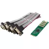 InLine 76660W interný sériový adaptér M.2 konektor samec ASIX AX99100 4 Gbit/s