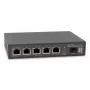 LevelOne GEP-0625 sieťový switch unmanaged 2.5G Ethernet (100/1000/2500) Power over Ethernet (PoE) čierny