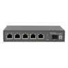 LevelOne GEP-0625 sieťový switch unmanaged 2.5G Ethernet (100/1000/2500) Power over Ethernet (PoE) čierny