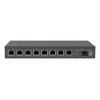 LevelOne GEP-0925 sieťový switch unmanaged 2.5G Ethernet (100/1000/2500) Power over Ethernet (PoE) čierny