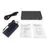 LevelOne GEP-0925 sieťový switch unmanaged 2.5G Ethernet (100/1000/2500) Power over Ethernet (PoE) čierny