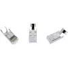 InLine krimpovací konektor Cat.6A RJ45 tienený, 3-dielny sivý balenie 100 ks