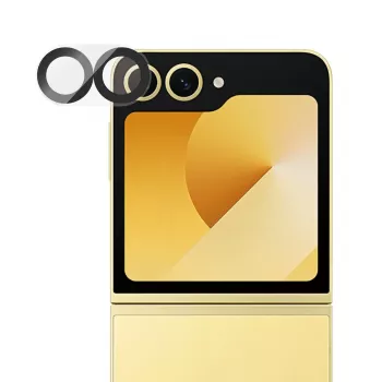Ochrana objektívu fotoaparátu PanzerGlass PicturePerfect pre Samsung Galaxy Z Flip7 FE — tvrdené sklo, silikón, transparentná, 1 kus