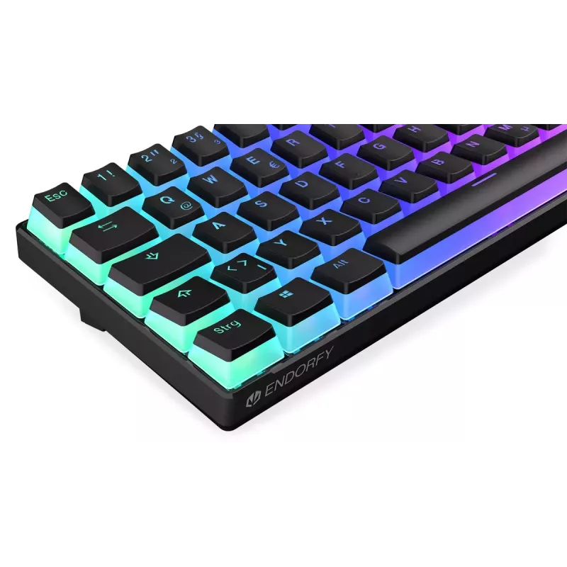Herná klávesnica ENDORFY Thock Compact RF bezdrôtová USB QWERTZ 61 tlačidiel RGB LED