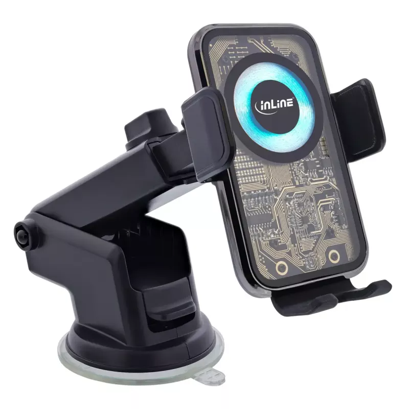 InLine 23156Q držiak pasívny držiak mobilný telefón/smartphone čierny, viacfarebná