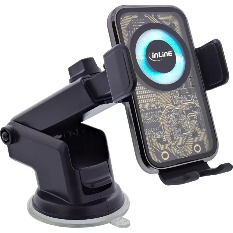 InLine 23156Q držiak pasívny držiak mobilný telefón/smartphone čierny, viacfarebná