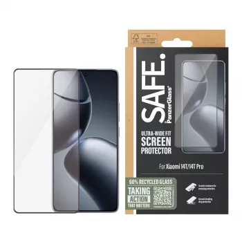 PanzerGlass SAFE. by ® ochranná fólia displeja Xiaomi 14T | 14T Pro | Ultra-Wide Fit