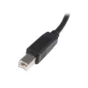 StarTech.com 1m USB 2.0 A na B kábel - M/M, 1 m, USB A, USB B, USB 2.0, 0,48 Gbit/s, čierny
