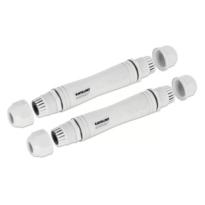 Intellinet Ultra Long Range Outdoor Fast Ethernet PoE+ predlžovač kit 1000 m 95 W IP67