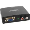 InLine konvertor VGA + audio na HDMI vstup VGA a Cinch audio výstup HDMI