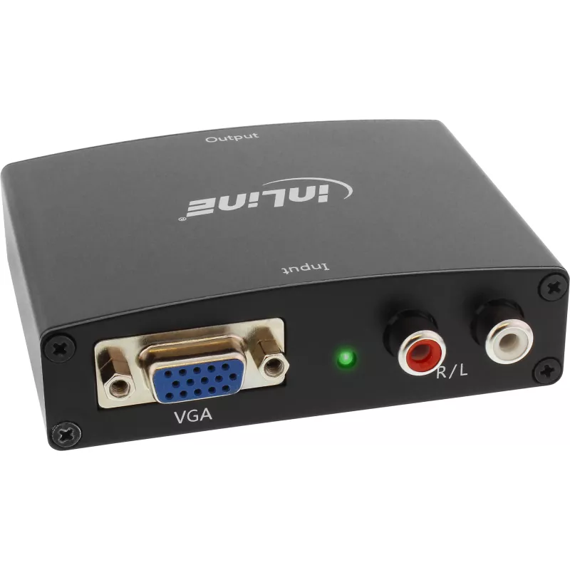 InLine konvertor VGA + audio na HDMI vstup VGA a Cinch audio výstup HDMI