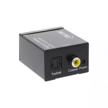 InLine audio konvertor digitálny na analógový vstup Toslink alebo RCA výstup 2x RCA stereo