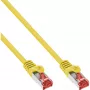 InLine patch kábel S/FTP PiMF Cat.6 250MHz medený bezhalogénový žltý 15m