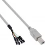 InLine USB 2.0 kábel interný USB B samec / interný konektor, 0,40m