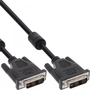 DVI-I kábel 24+5 M/M Dual Link InLine 17793 3m