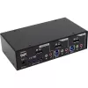 InLine Desktop KVM switch 2 porty DisplayPort USB 3.0 hub s audio