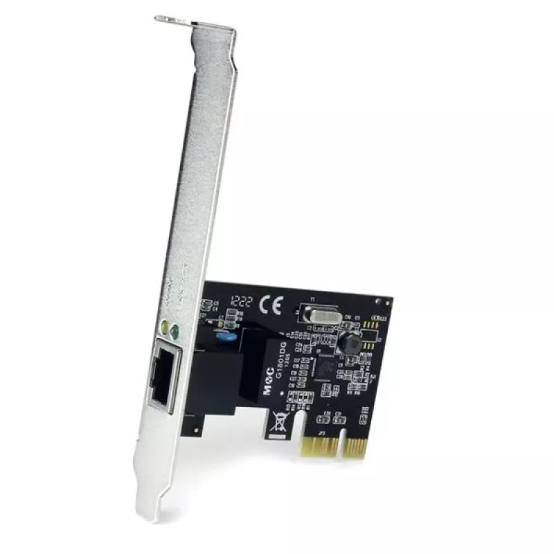 StarTech.com 1-portový PCI Express PCIe Gigabit sieťový serverový adaptér NIC karta – dual profile