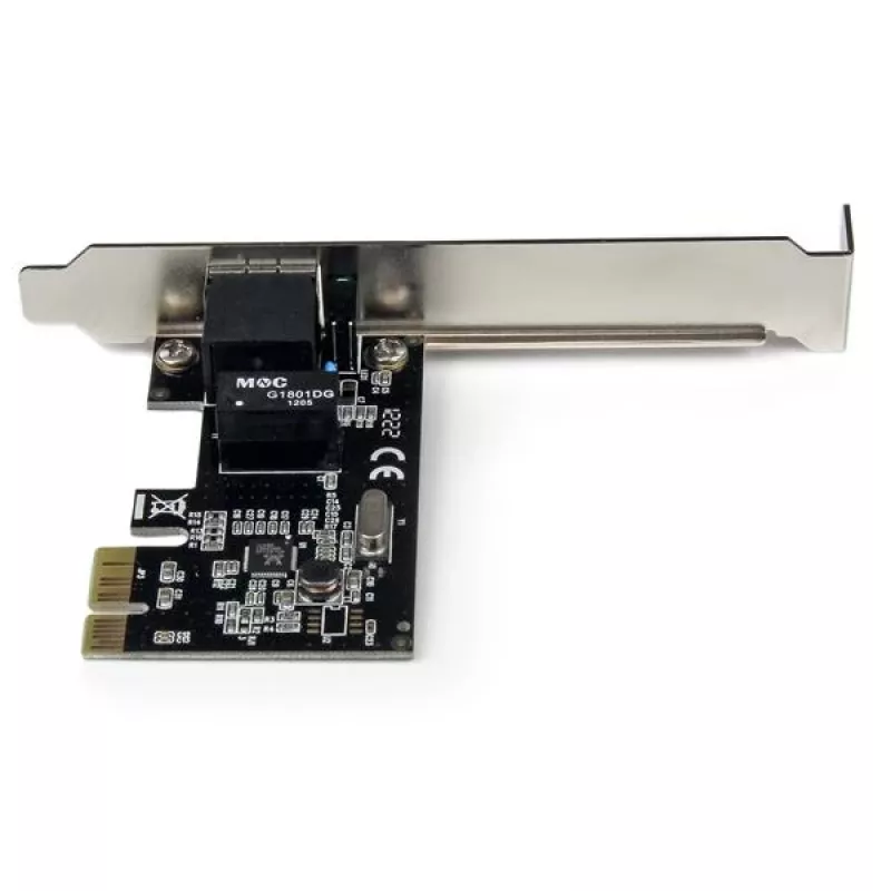 StarTech.com 1-portový PCI Express PCIe Gigabit sieťový serverový adaptér NIC karta – dual profile
