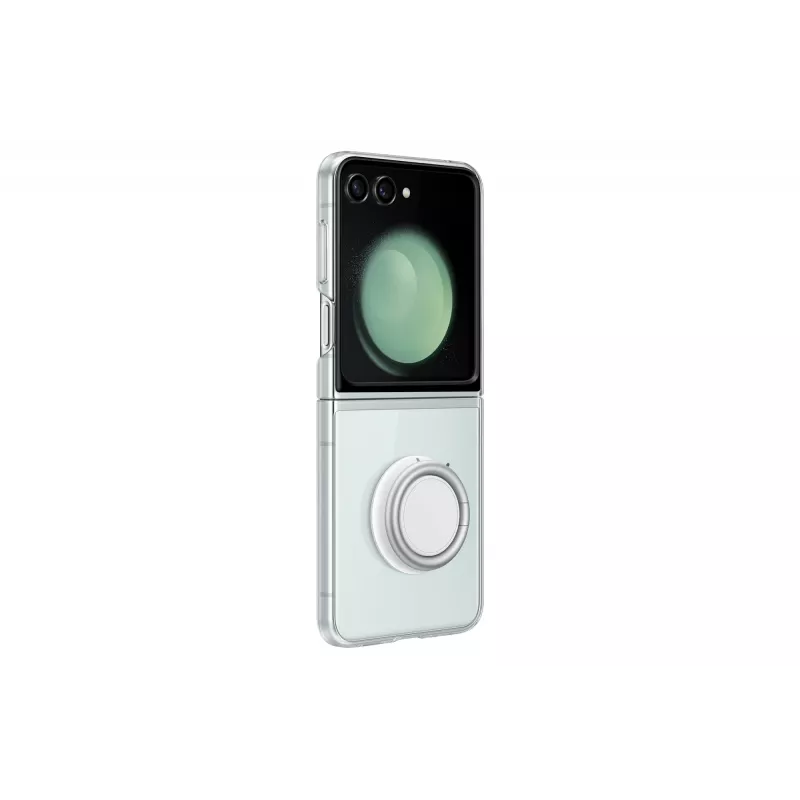 Samsung EF-XF73KKTEGWW štartovací balík pre Galaxy Z Flip5, puzdro Clear Gadget Case + napájací adaptér, priehľadný/čierny