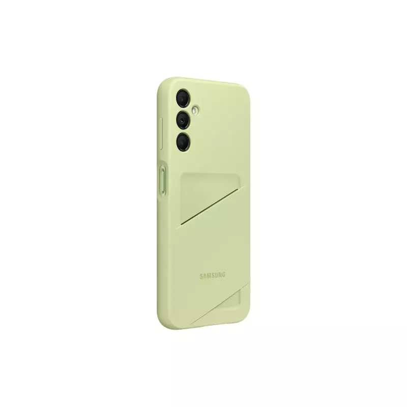 Samsung EF-OA146 zadný kryt s priehradkou na karty pre Galaxy A14 / A14 5G, TPU, limetkový