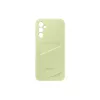 Samsung EF-OA146 zadný kryt s priehradkou na karty pre Galaxy A14 / A14 5G, TPU, limetkový
