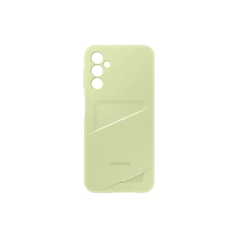 Samsung EF-OA146 zadný kryt s priehradkou na karty pre Galaxy A14 / A14 5G, TPU, limetkový