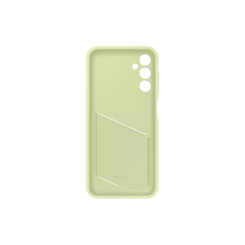 Samsung EF-OA146 zadný kryt s priehradkou na karty pre Galaxy A14 / A14 5G, TPU, limetkový