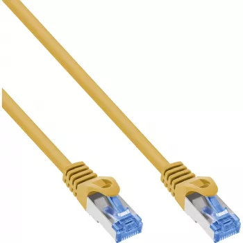InLine 72655Y sieťový kábel žltý 0,5 m Cat6a S/FTP (S-STP)