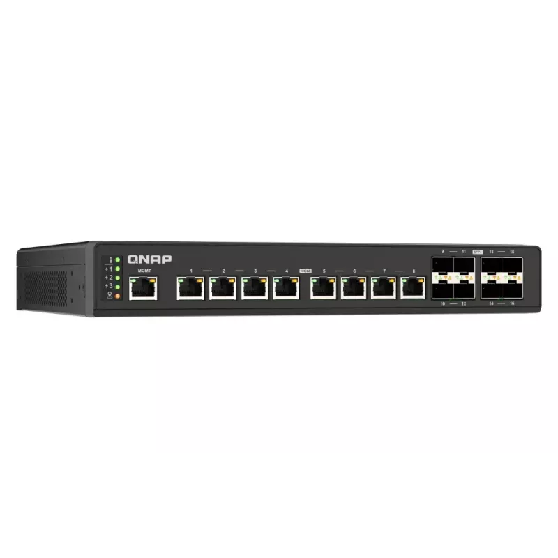 QNAP QSW-IM3216-8S8T sieťový switch Managed L2 10G Ethernet (100/1000/10000) čierna