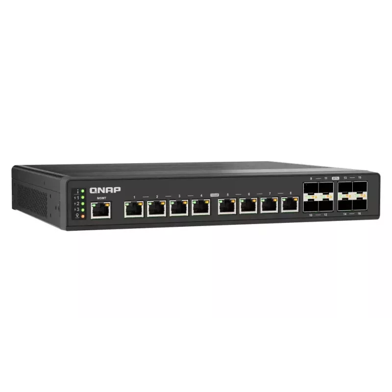 QNAP QSW-IM3216-8S8T sieťový switch Managed L2 10G Ethernet (100/1000/10000) čierna
