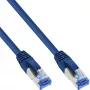 InLine B-76811B sieťový kábel modrý 1 m Cat6a S/FTP (S-STP)