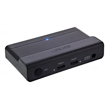 InLine 60604I USB-C sharing switch s 4-portovým USB hubom