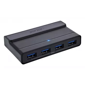 InLine 60604I USB-C sharing switch s 4-portovým USB hubom