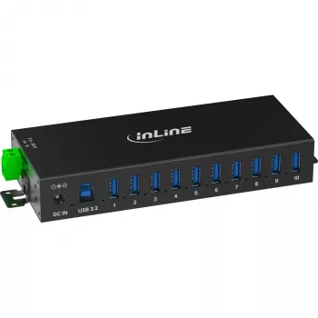 InLine 35396C rozhranie hub USB 3.2 Gen 1 (3.1 Gen 1) Type-B 5000 Mbit/s čierny
