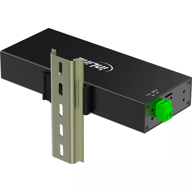 InLine 35396C rozhranie hub USB 3.2 Gen 1 (3.1 Gen 1) Type-B 5000 Mbit/s čierny