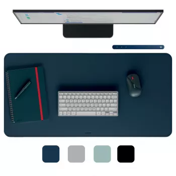 Podložka na stôl LEITZ Large Desk Mat, PVC, tmavomodrá, 400 x 800 x 2 mm