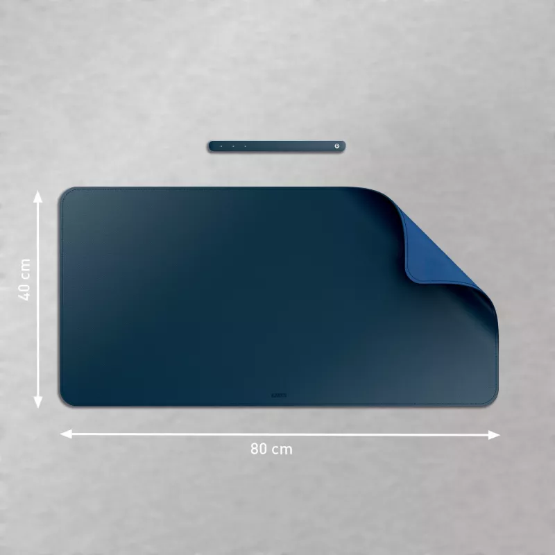 Podložka na stôl LEITZ Large Desk Mat, PVC, tmavomodrá, 400 x 800 x 2 mm
