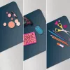 Podložka na stôl LEITZ Large Desk Mat, PVC, tmavomodrá, 400 x 800 x 2 mm