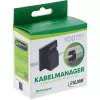 InLine 59971G organizér na káble univerzálny háčik na káble čierny 100 ks