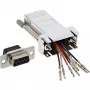 InLine adaptér DB9 konektor samica / RJ45 8P8C konektor samica kovové puzdro 68889L