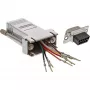InLine adaptér 9 Pin Sub-D konektor samec RJ45 konektor samica kovový 68889M