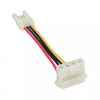 InLine napájací adaptér interný Floppy konektor samica / Molex 4-pol konektor samec 0,06 m