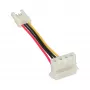 InLine napájací adaptér interný Floppy konektor samica / Molex 4-pol konektor samec 0,06 m