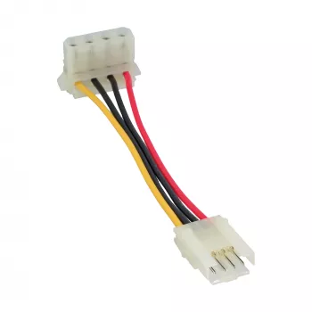 InLine napájací adaptér interný Floppy konektor samica / Molex 4-pol konektor samec 0,06 m