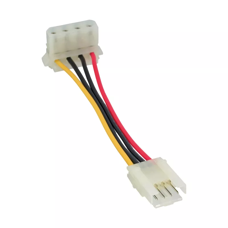 InLine napájací adaptér interný Floppy konektor samica / Molex 4-pol konektor samec 0,06 m