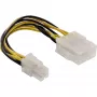 InLine adaptér napájania základnej dosky ATX 2.0/EPS 8pin / 12V ATX1.3 4pin 0,15 m