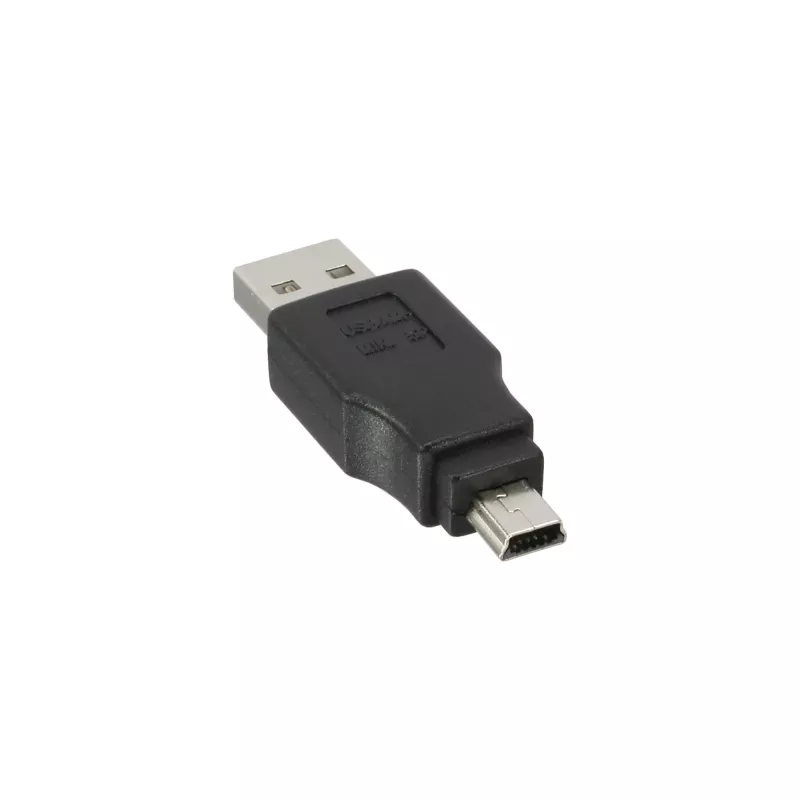 InLine adaptér USB 2.0 Type-A konektor samec / Mini-USB 5-Pin konektor samec 33441C