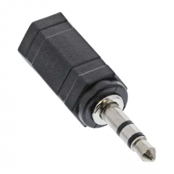 Audio adaptér 2,5 mm jack konektor samica / 3,5 mm jack konektor samec stereo InLine 99309