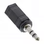 Audio adaptér 2,5 mm jack konektor samica / 3,5 mm jack konektor samec stereo InLine 99309