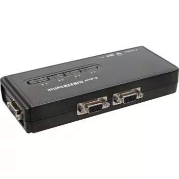 KVM prepínač 4 porty USB InLine 60614H
